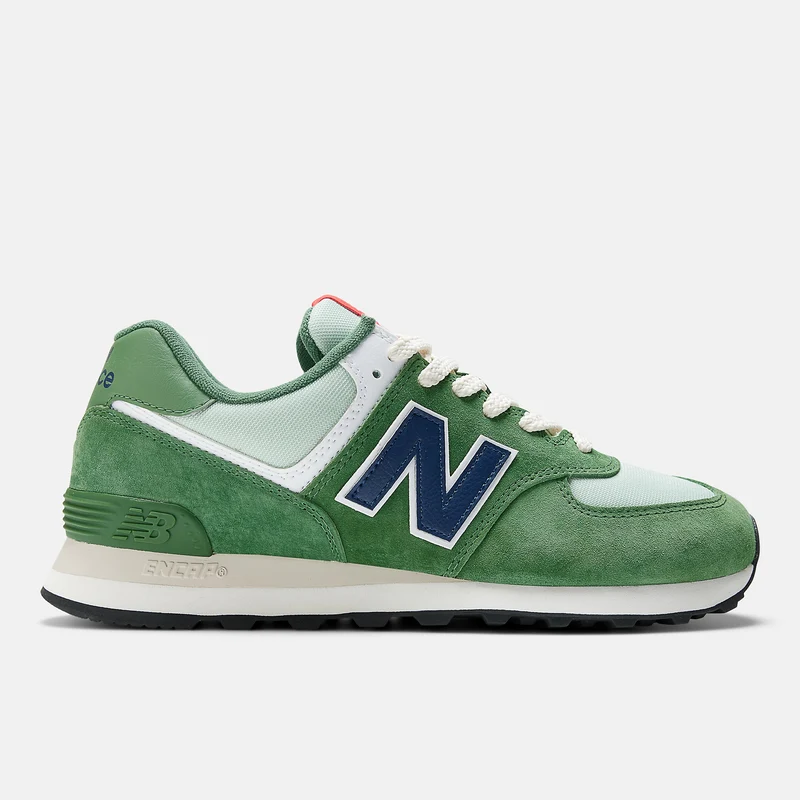 New Balance Herren 574 Fashion Trainer – Grün / Marineblau