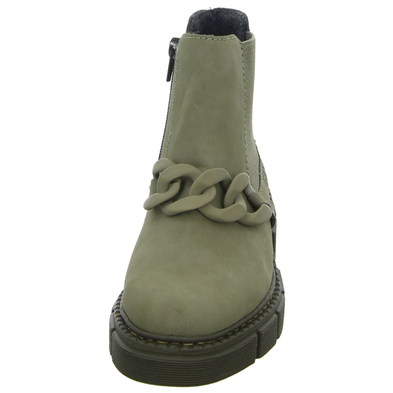 Rieker Schlupf-/Reißverschlußstiefelette Warmfutter bis 35mm Absatz (casual)