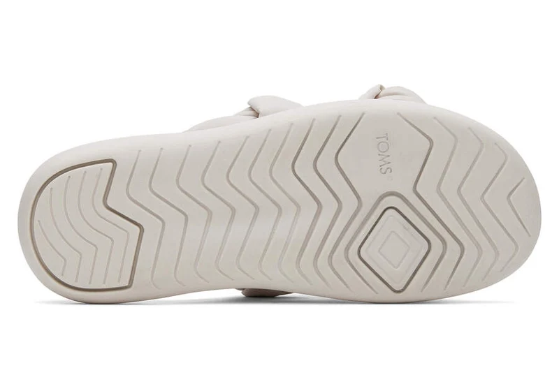 TOMS Alpargata Mallow Crossover Knotted Slide für Damen – Putty