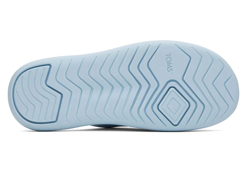TOMS Damen Alpargata Mallow Crossover Repreve Slide - Jersey Blau