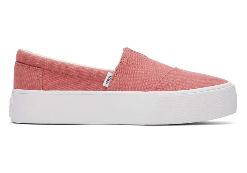 TOMS Damen Alpargata Fenix ​​Plateau-Slip-On-Trainer – Faded Rose