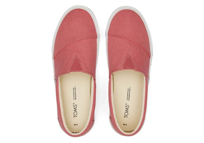 TOMS Damen Alpargata Fenix ​​Plateau-Slip-On-Trainer – Faded Rose