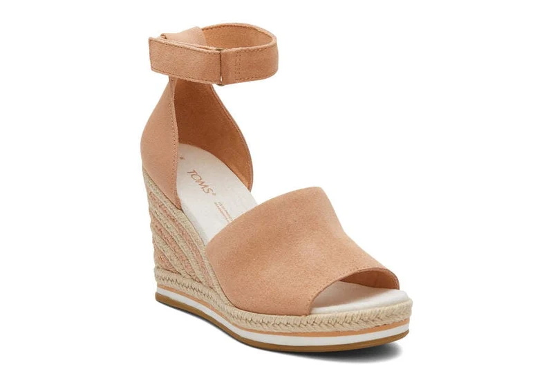 TOMS Marisol Keilsandale für Damen – Sandy Beige