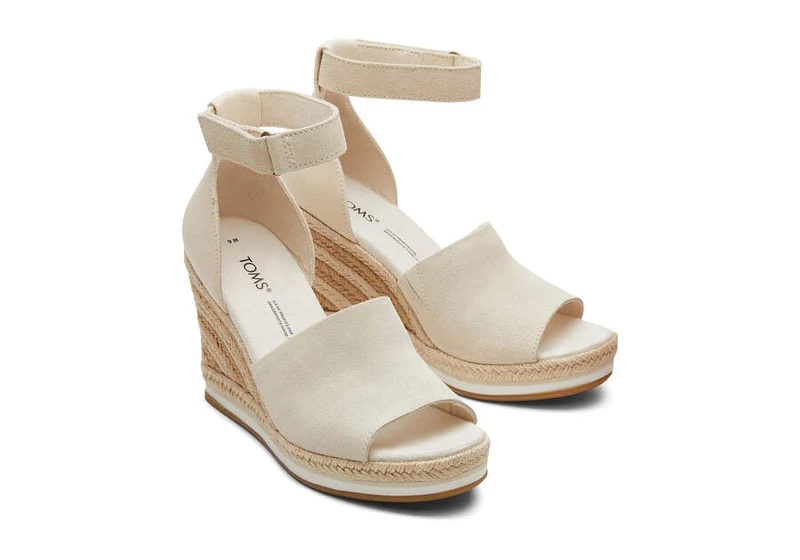 TOMS Damen Marisol Keilsandale – Beige