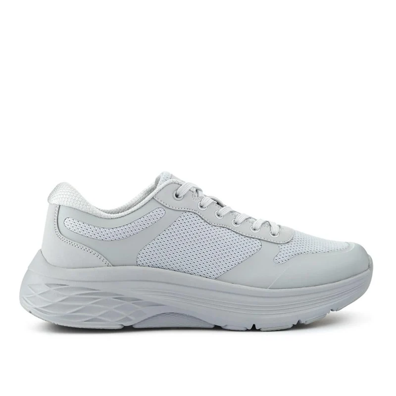Comfortable Lace-Up Trainers - BRK41006 / 326 694 - Grey