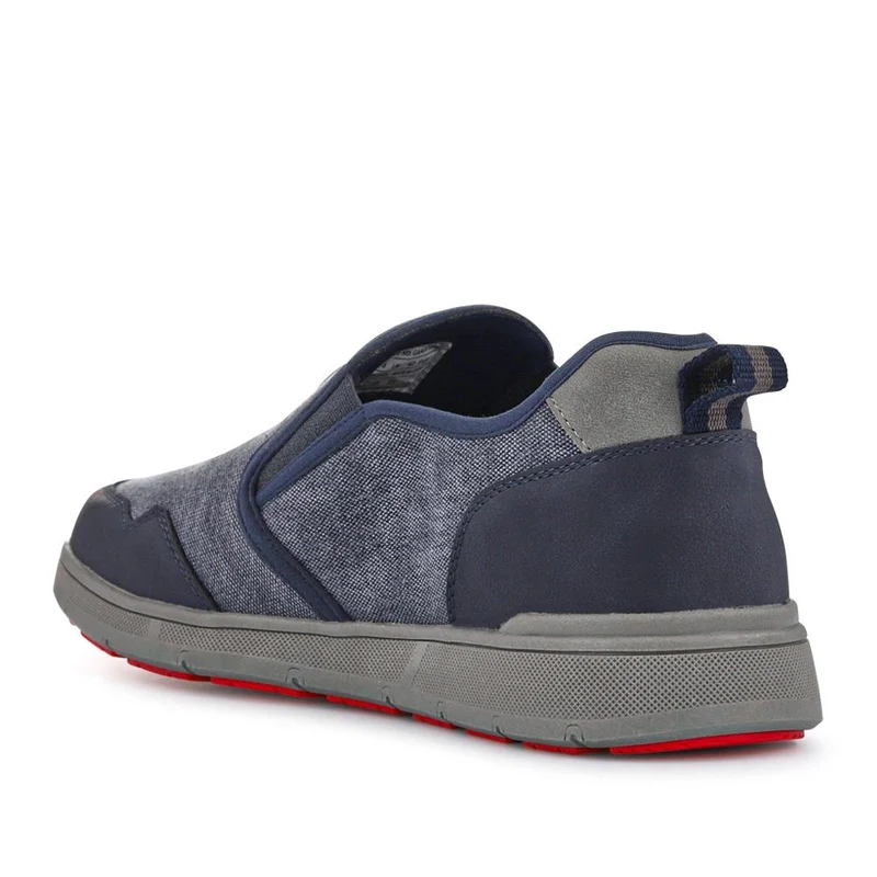 Elasticated Fabric Slip-Ons - GANG41006 / 327 573 - Navy Multi