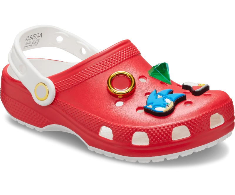 Crocs Kinder Sonic The Hedgehog Classic Clog - Rot