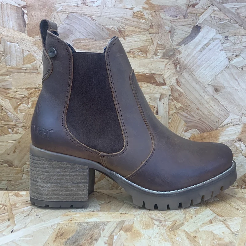 Oak & Hyde Kensington Damen Chelsea Stiefelette - Dunkelbraun
