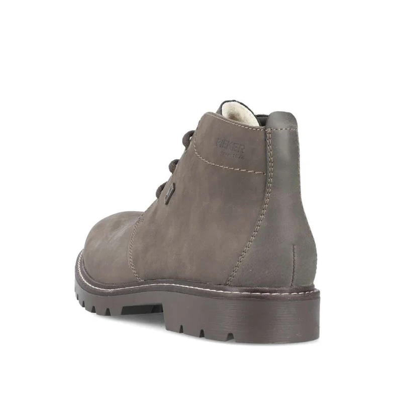 Rieker Herren-Chukka-Stiefel aus mit Fleece gefüttertem Leder – Braun