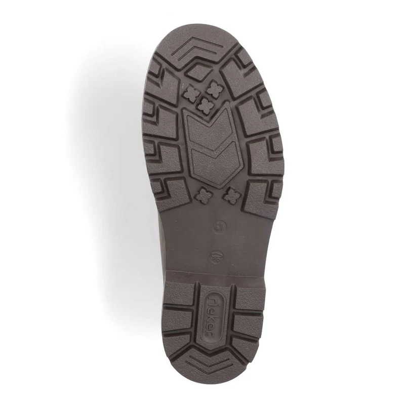 Rieker Herren-Chukka-Stiefel aus mit Fleece gefüttertem Leder – Braun