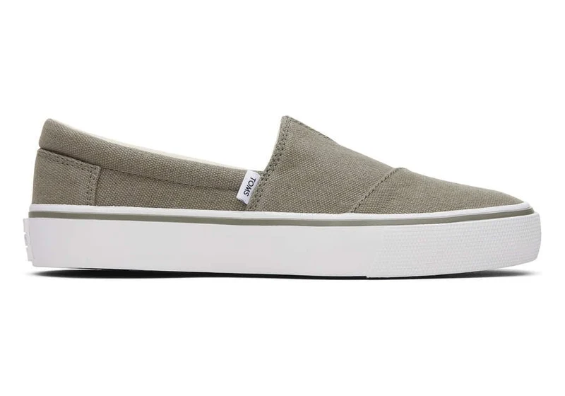 TOMS Alpargata Fenix ​​Slip-On-Trainer für Damen – Vetivergrau