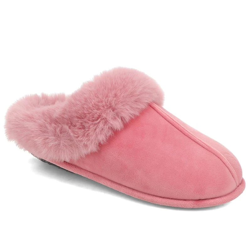 Memory Foam Mule Slippers - QING40036 / 326 295 - Rose
