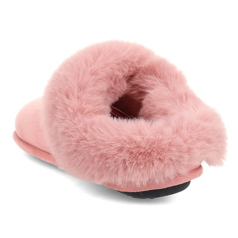 Memory Foam Mule Slippers - QING40036 / 326 295 - Rose