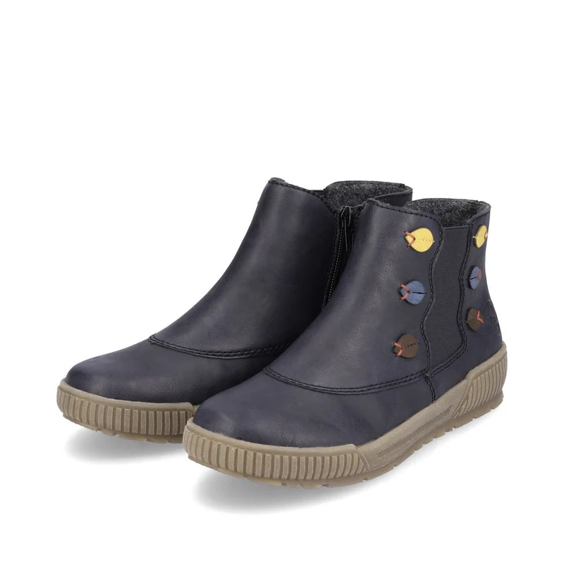 Rieker Mode-Stiefelette für Damen – Blau