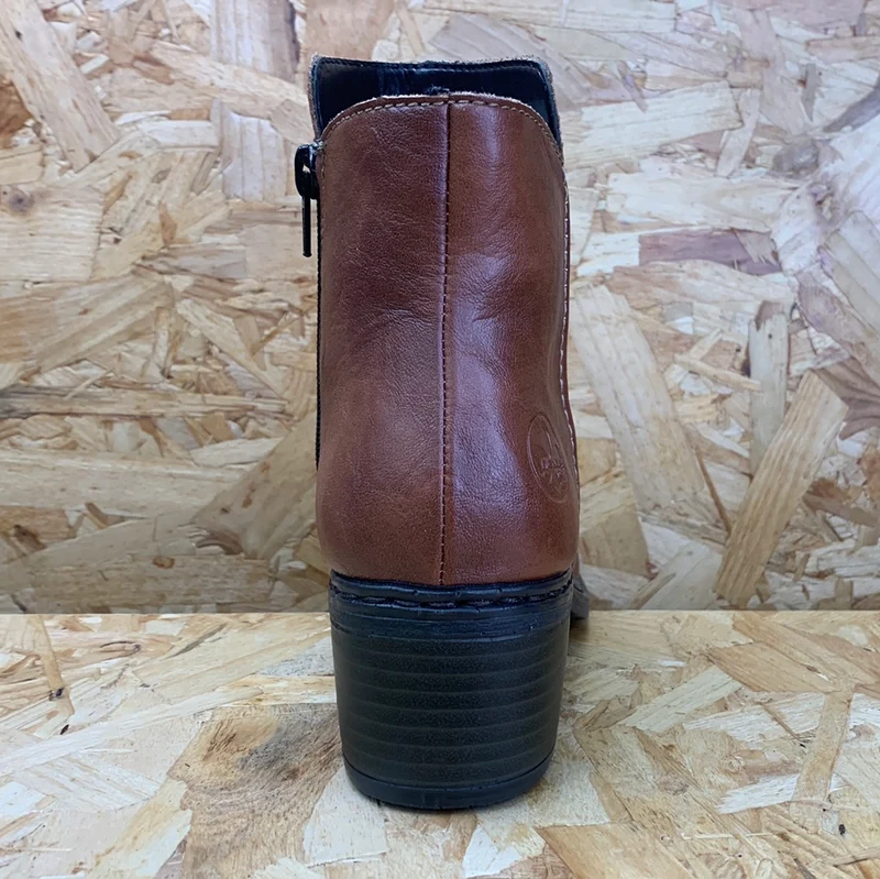 Rieker Damenmode-Stiefelette – Braun