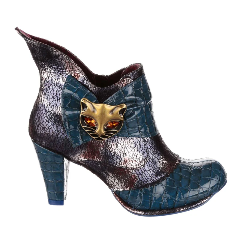 Irregular Choice Damen Miaow High Heels – Marineblau