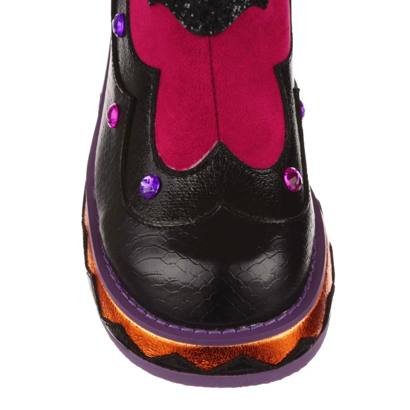 Irregular Choice Frauen Hello Kitty Halloween Hello Witchy High Heel – Schwarz
