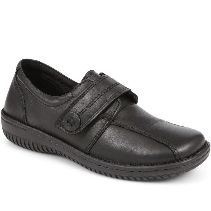 Leather Touch-Fastening Shoes - LUCK38001 / 324 182