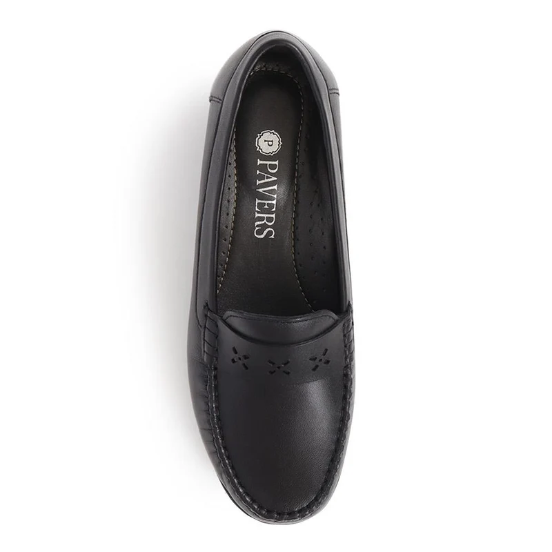 Smart Leather Moccasins - NAP40010 / 326 590 - Black