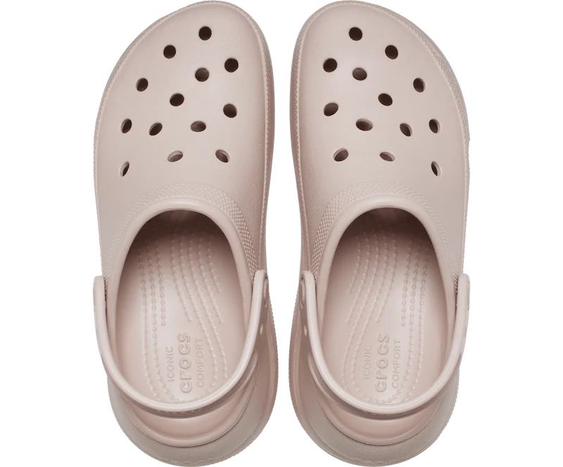 Crocs Unisex Classic Shimmer Crush Clog – Pink Clay