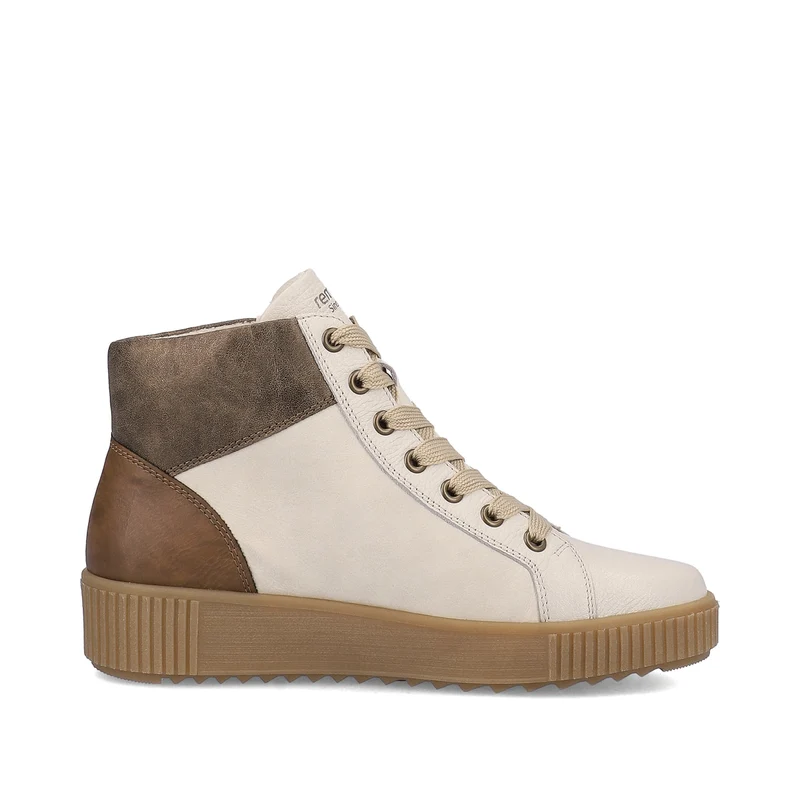 Remonte Modische High-Top-Sneaker für Damen – Weiß