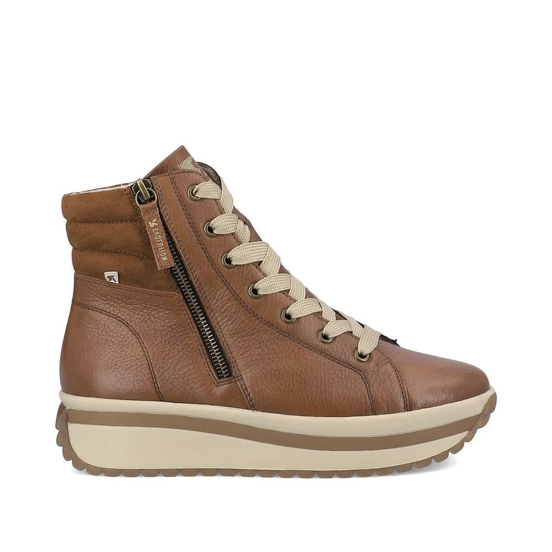 Rieker Damen Revolution Leather Sport Lederstiefelette – Braun