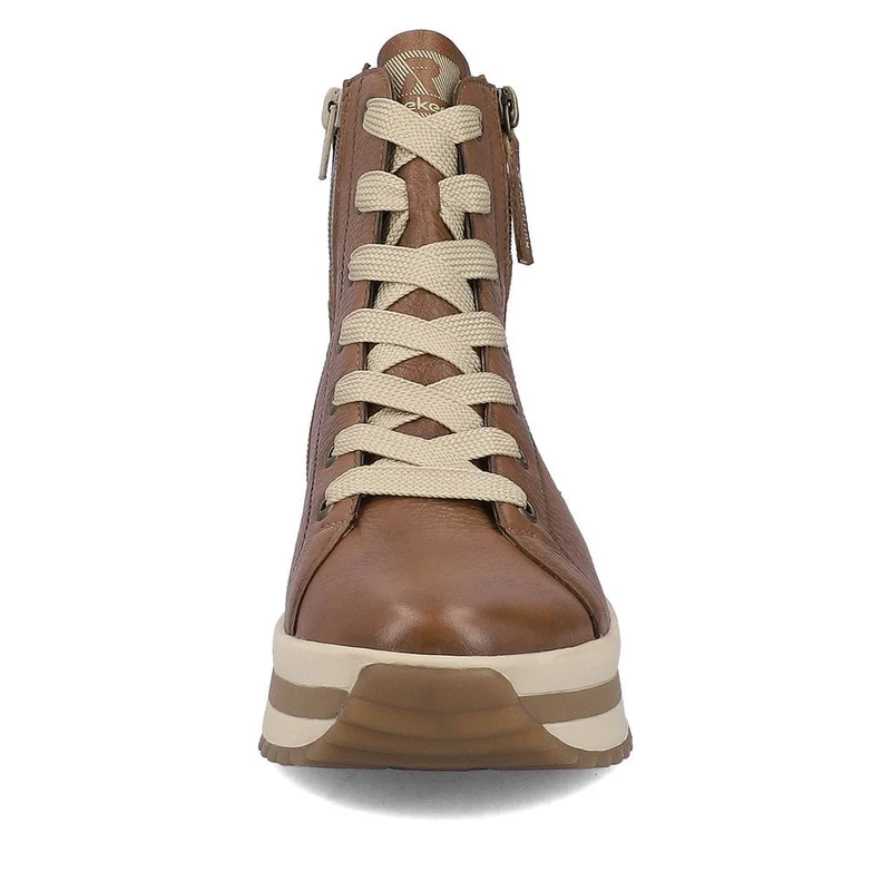 Rieker Damen Revolution Leather Sport Lederstiefelette – Braun