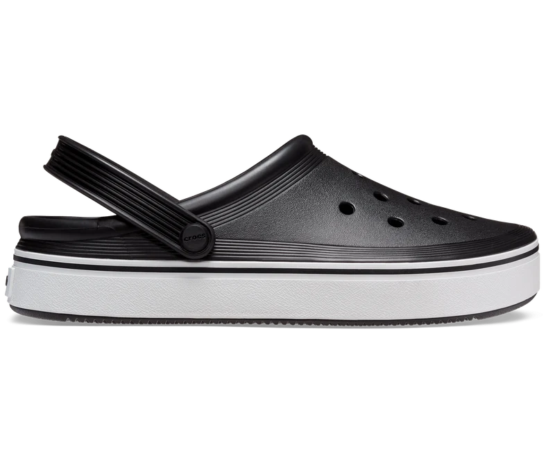 Crocs Klassischer Unisex-Off-Court-Clog – Schwarz