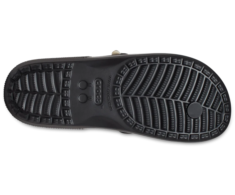 Crocs Unisex Classic Animal Remix Flip Flop – Schwarz