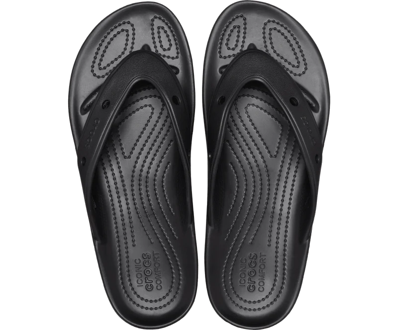 Crocs Unisex-All-Terrain-Flip-Flop – Schwarz