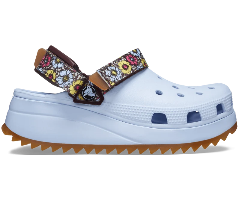 Crocs Unisex Hiker Retro Floral Clog – Blauer Calcit