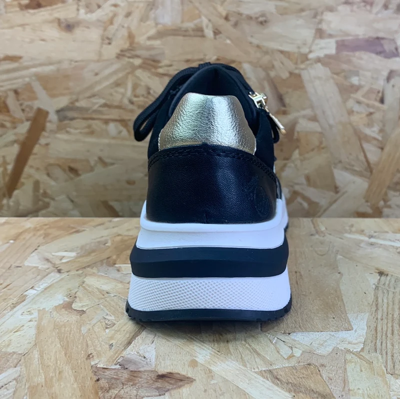 Rieker Mode-Sneaker für Damen – Schwarz