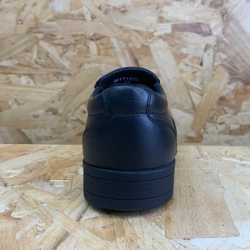 Term Harvey Kinder-Slipper aus Leder – Schwarz