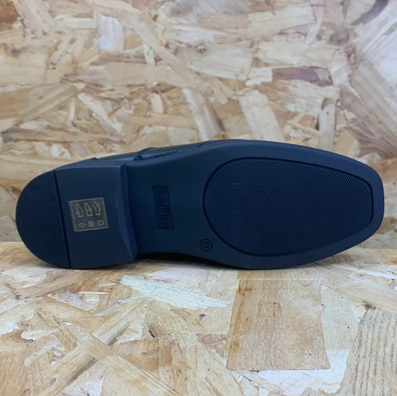 Term Harvey Kinder-Slipper aus Leder – Schwarz