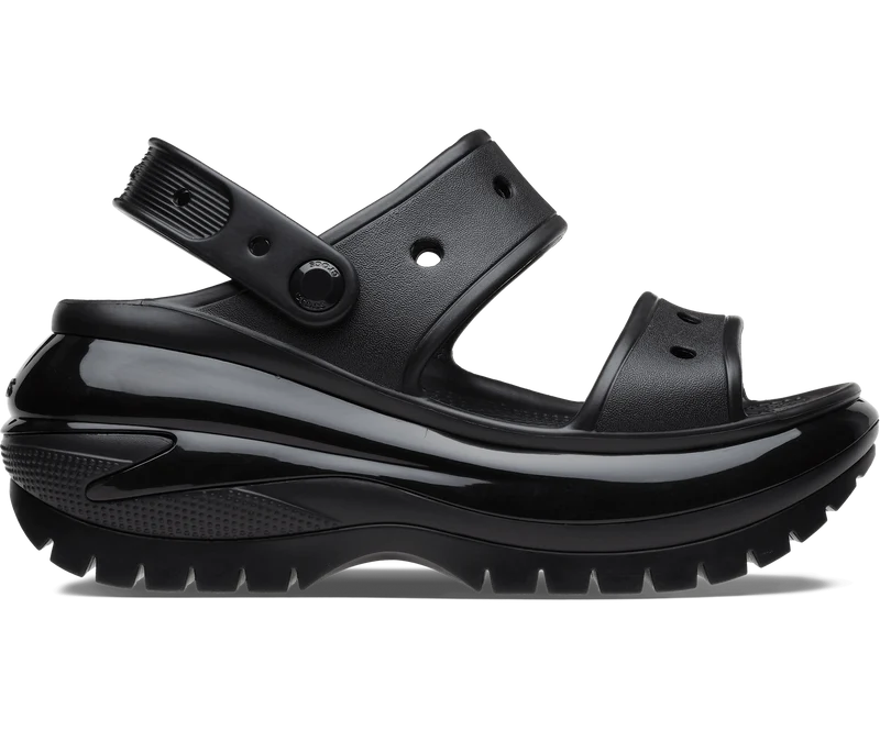 Crocs Unisex Mega Crush Sandale – Schwarz