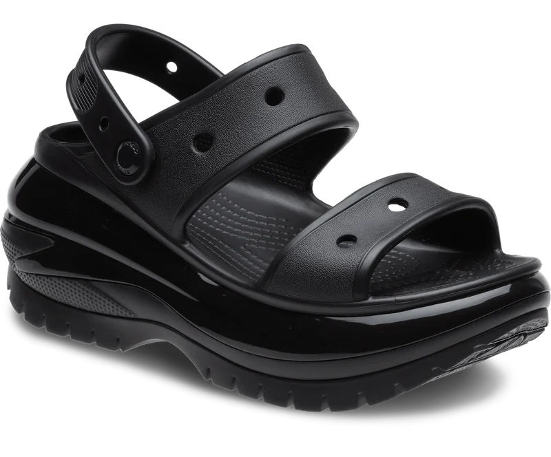 Crocs Unisex Mega Crush Sandale – Schwarz