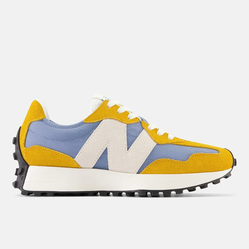 New Balance Damen-Sneaker 327 Fashion – Varsity Gold / Mercury Blue
