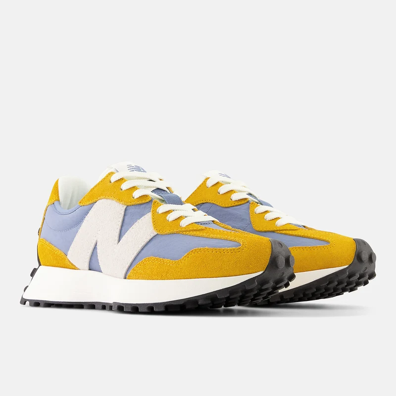 New Balance Damen-Sneaker 327 Fashion – Varsity Gold / Mercury Blue