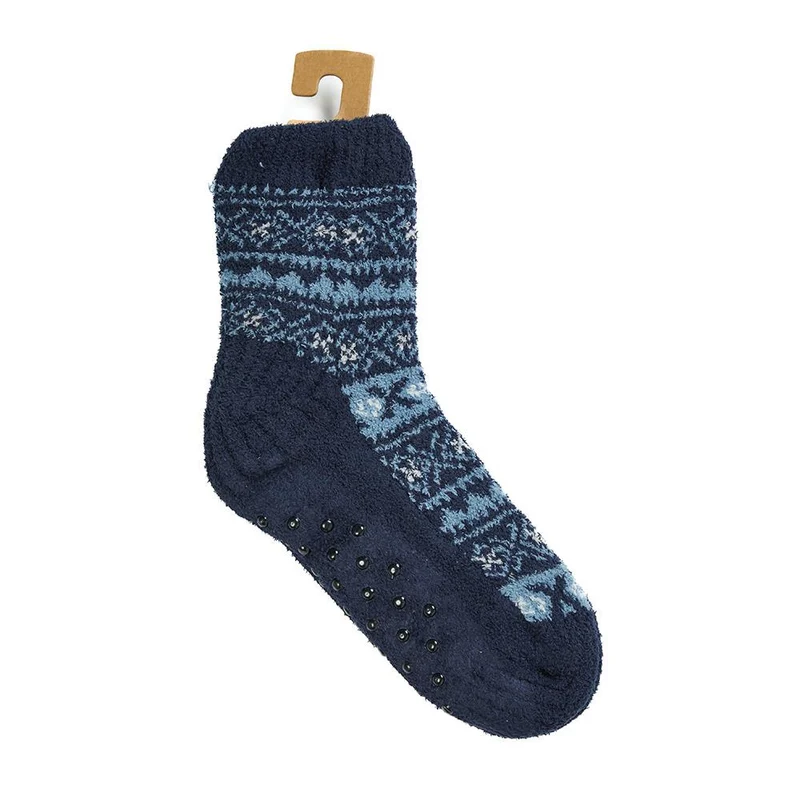 Men's Slipper Socks - MAXWI40005 / 325 841 - Navy Multi