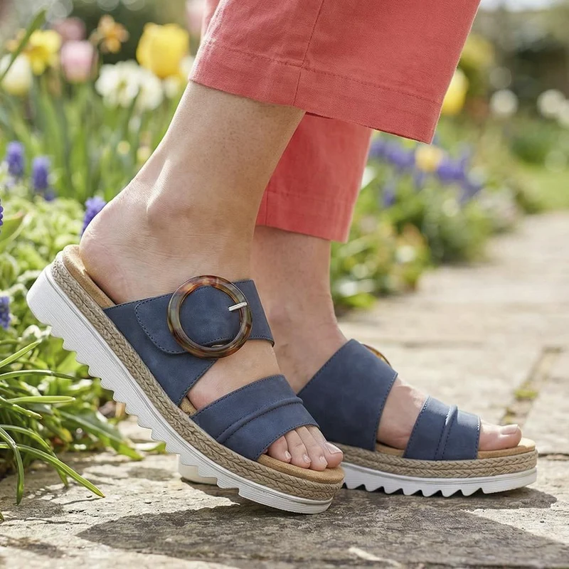 Adjustable-Fitting Mules - WBINS41023 / 327 085 - Navy