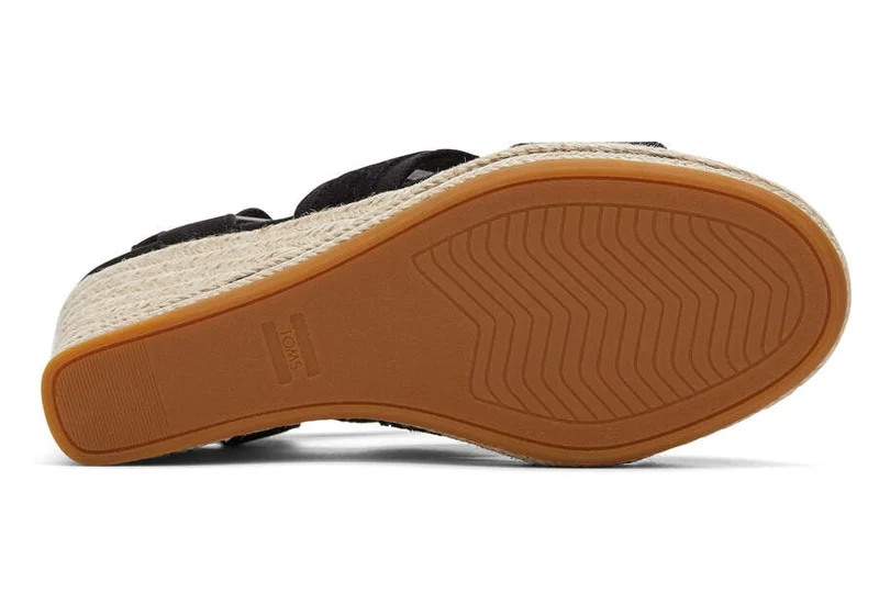 TOMS Madelyn Keilsandale für Damen – Schwarz