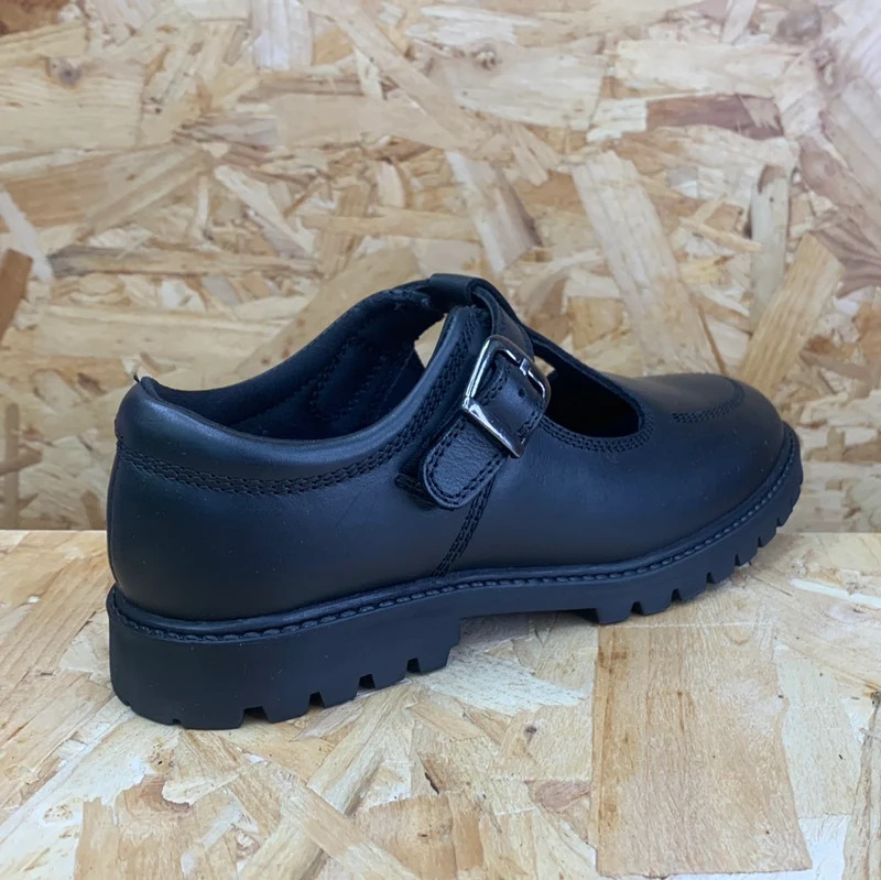 Term Emily Kinderschuh aus Glattleder – Schwarz