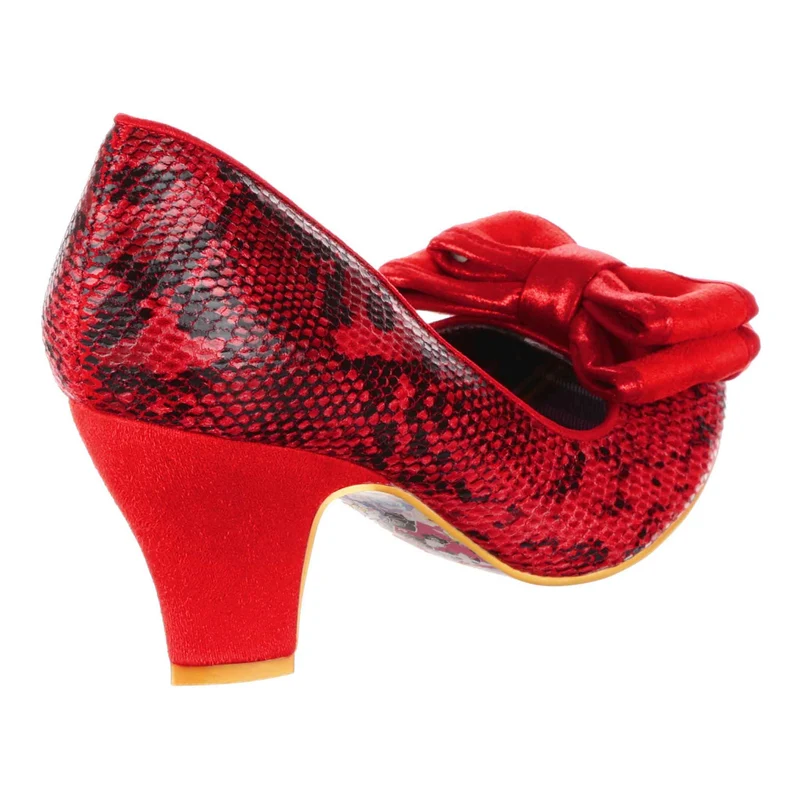 Irregular Choice Damen Ban Joe High Heel - Red Snake