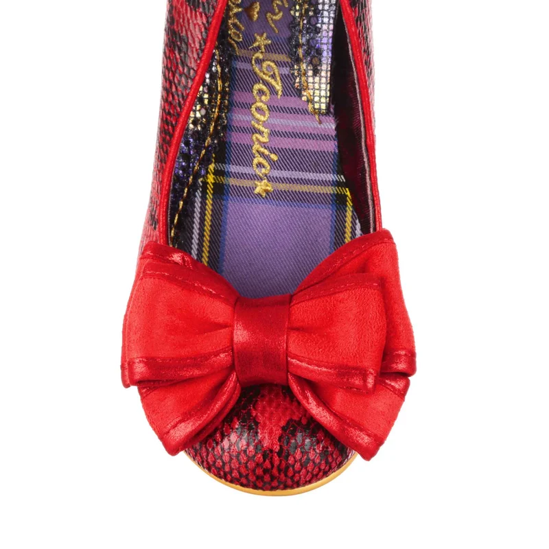 Irregular Choice Damen Ban Joe High Heel - Red Snake