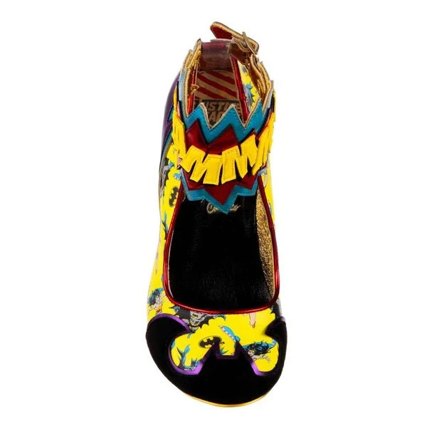 Irregular Choice Frauen Justice League Kaboom High Heel - Pink