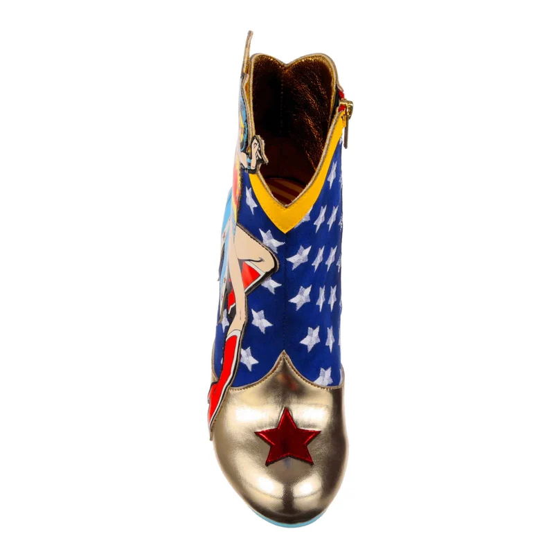 Irregular Choice Frauen Justice League Stronger Together Stiefelette mit Absatz