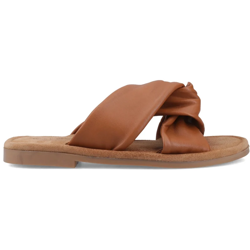 Hush Puppies Amy Damen-Sandalen mit breiter Passform | Hellbraun